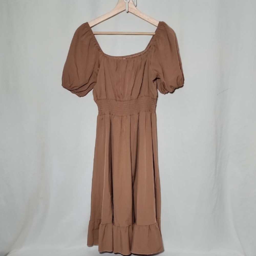 Source Unknown Floral And Solid Midi Dresses - image 4